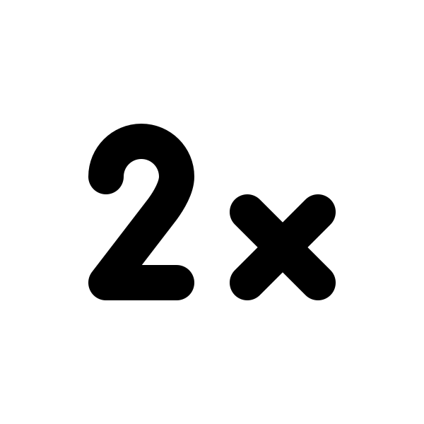 Multiplier 2x