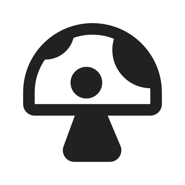 Mushroom High Contrast