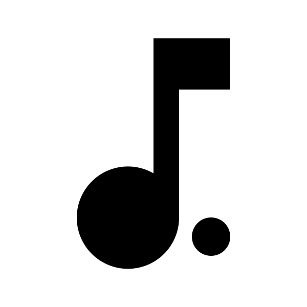 Music Note Eighth Dotted