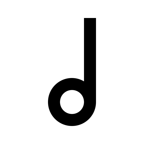 Music Note Half