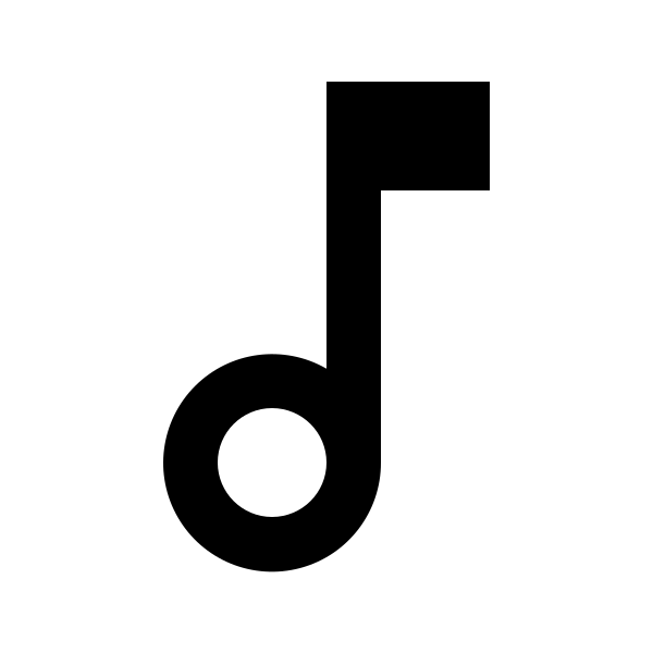 Music Note Outline
