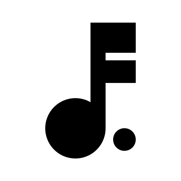 Music Note Sixteenth Dotted
