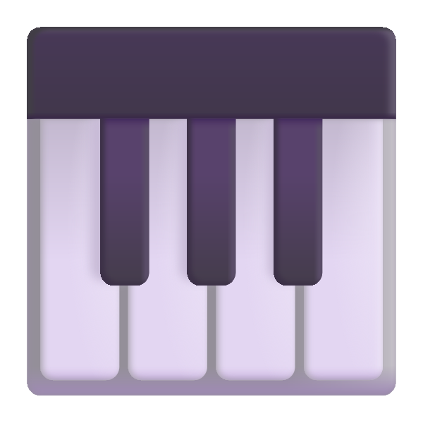 Musical Keyboard Color