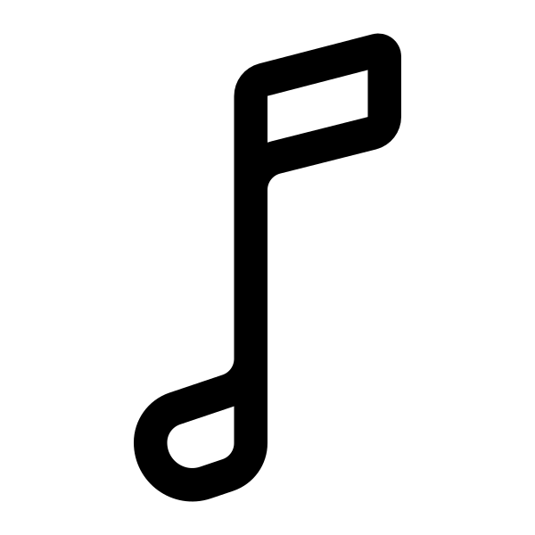 Musical Note Outline