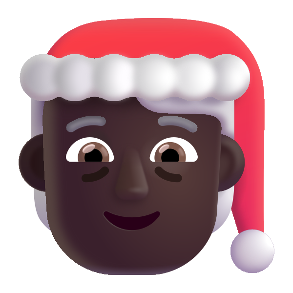 Mx Claus Color Dark Vector