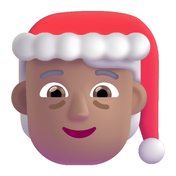 Mx Claus Color Medium Vector