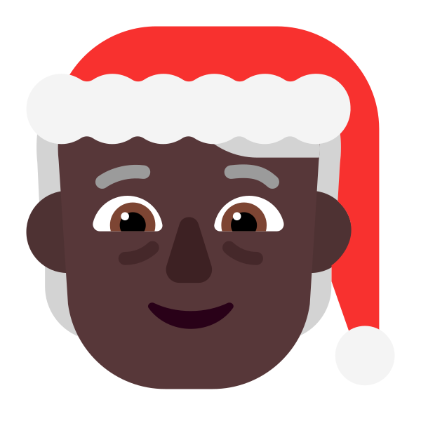 Mx Claus Flat Dark Vector