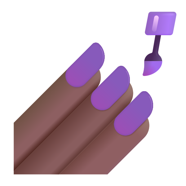 Nail Polish Color Medium Dark