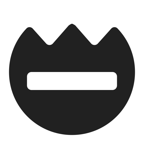 Name Badge High Contrast Vector