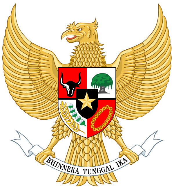National Emblem Of Indonesia Garuda Pancasila Vector