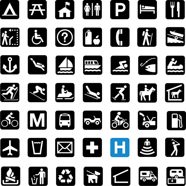 National Park Service Sample Pictographs