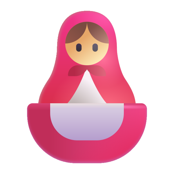 Nesting Dolls Color Vector