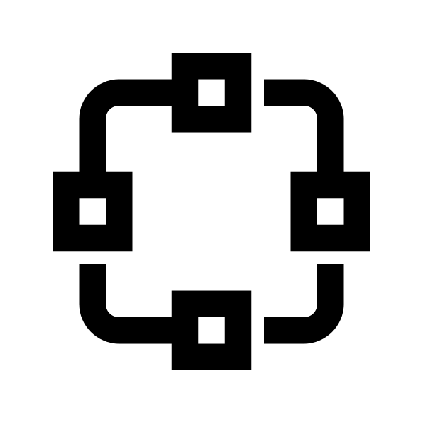 Network Wired Solid Vector