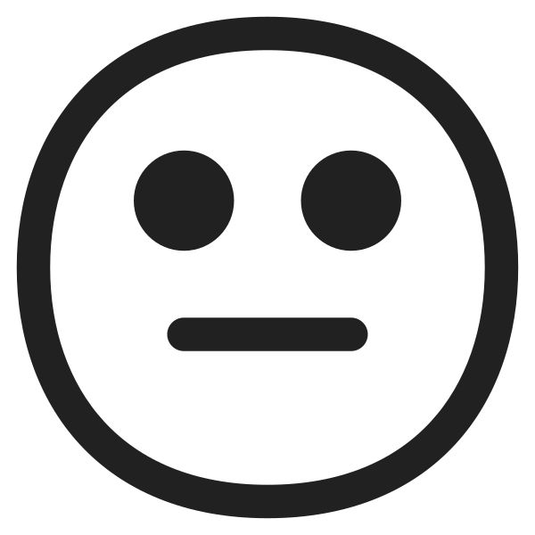 Neutral Face High Contrast