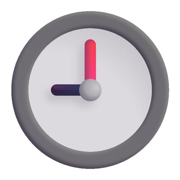 Nine Oclock Color Vector