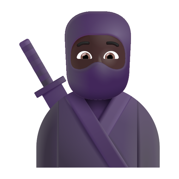 Ninja Color Dark Vector