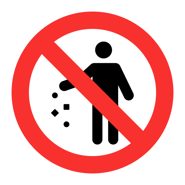 No Littering Flat