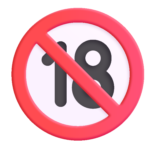 No One Under Eighteen Color Vector