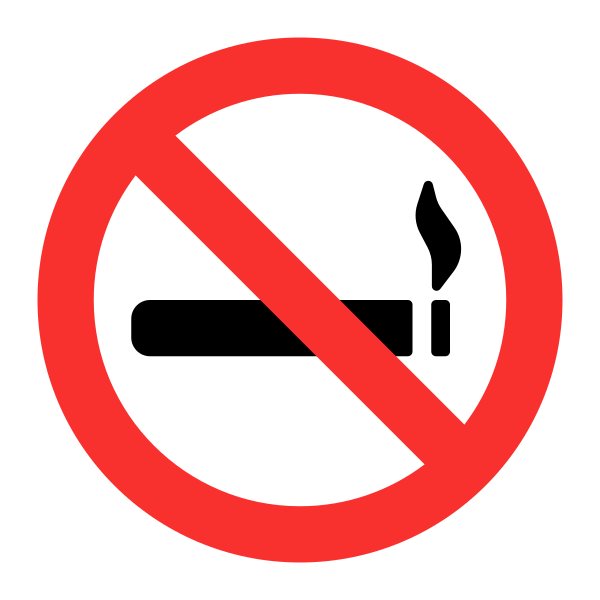 No Smoking Flat Vector