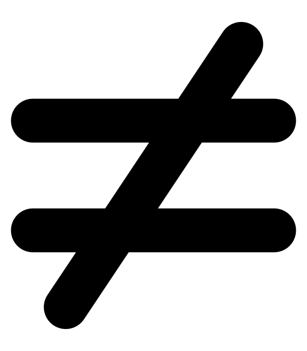 Not Equal