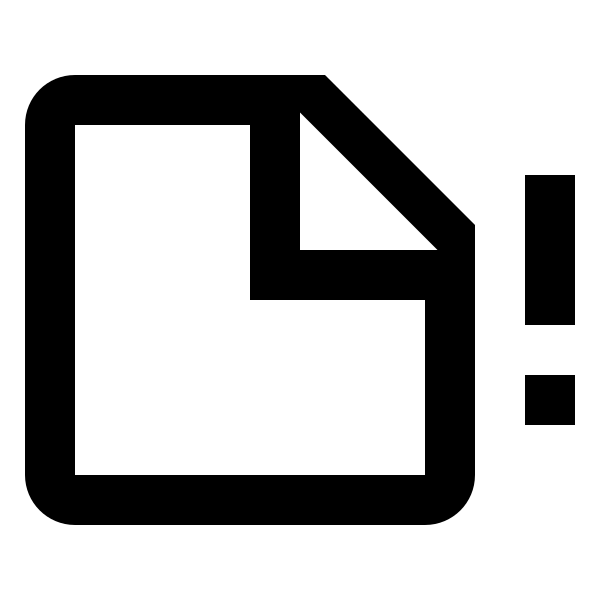 Note Alert Outline