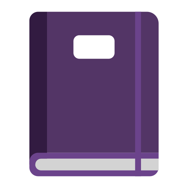 Notebook Flat Vector