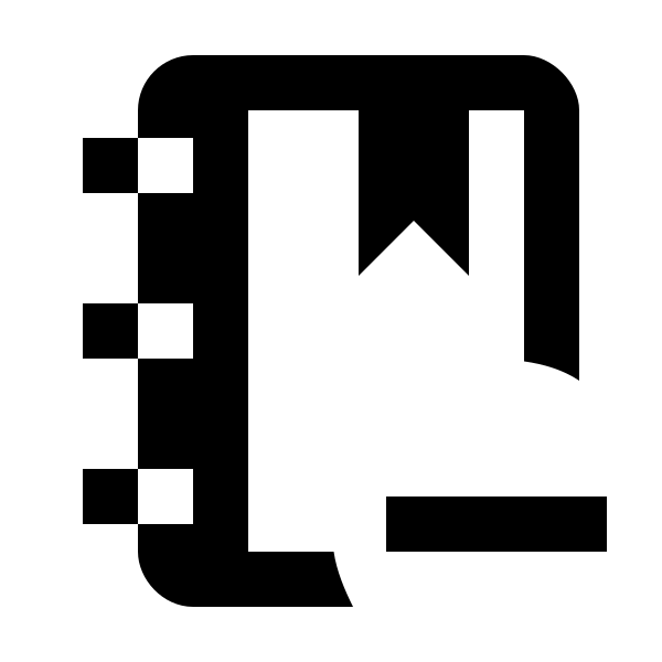 Notebook Minus Outline