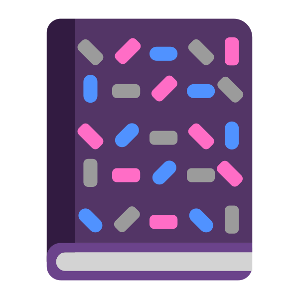 Notebook With Decorative Cover Flat