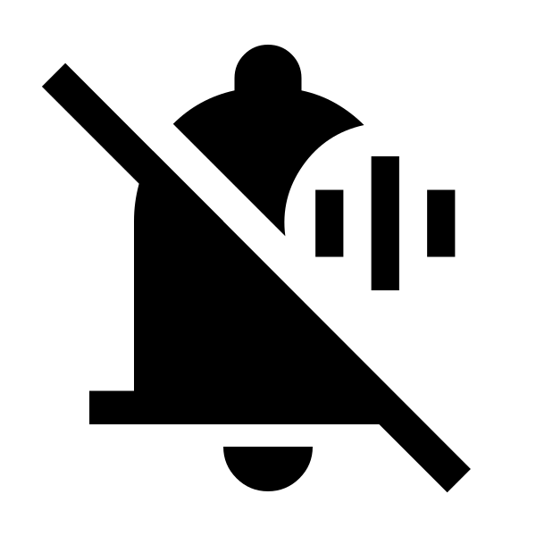 Notification Audio Off Fill