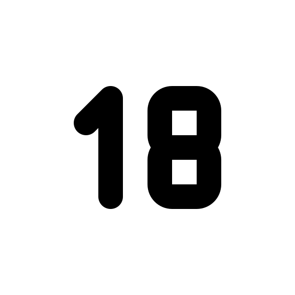 Number 18 Small