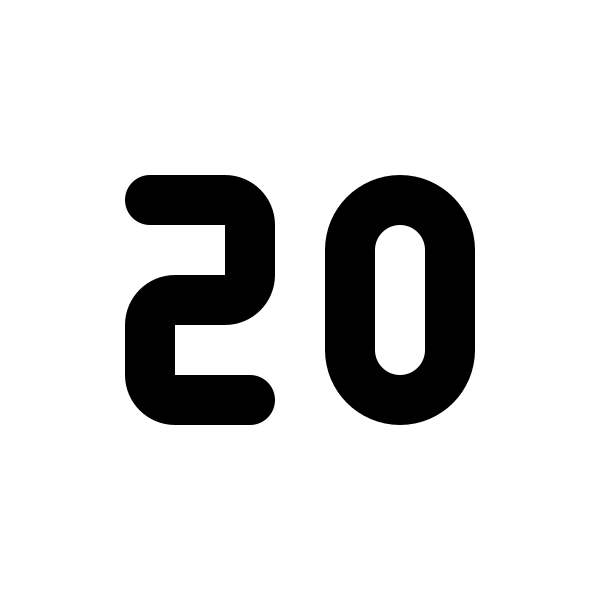 Number 20 Small