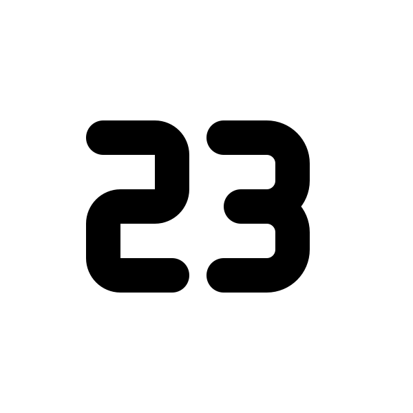 Number 23 Small