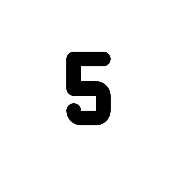 Number 5 Small