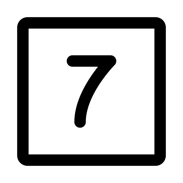 Number 7 Square