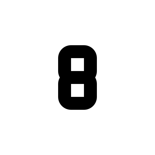 Number 8 Small
