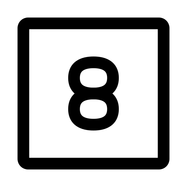 Number 8 Square