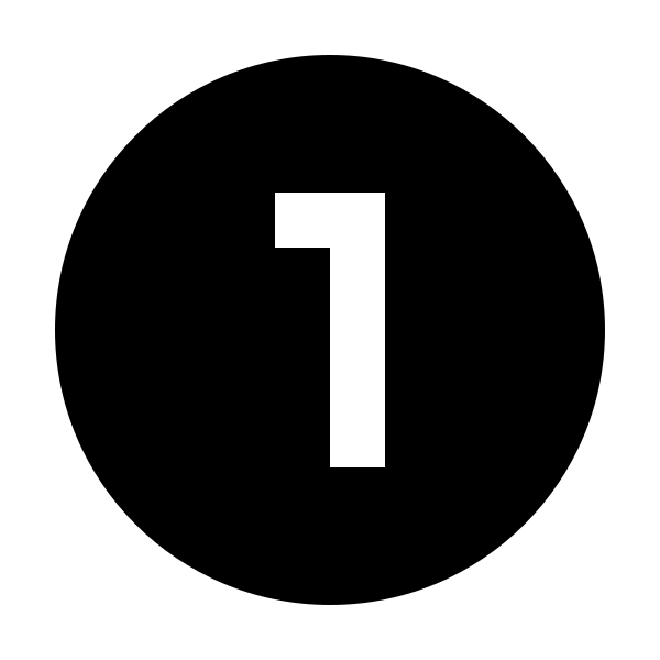 Numeric 1 Circle