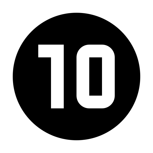 Numeric 10 Circle
