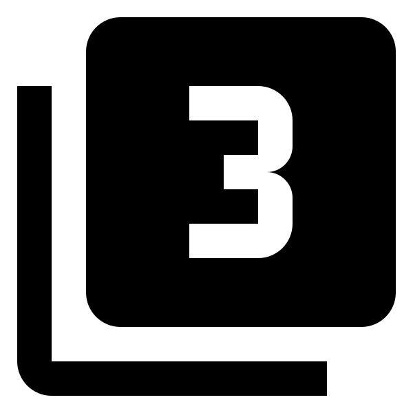 Numeric 3 Box Multiple