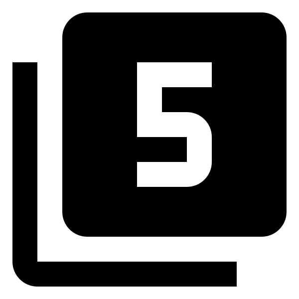 Numeric 5 Box Multiple