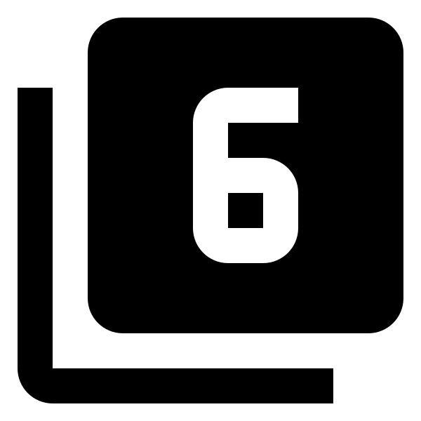 Numeric 6 Box Multiple