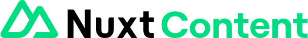 Nuxt Content Wordmark Light