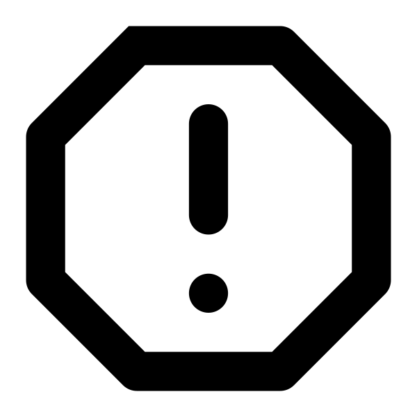 Octagon Warning
