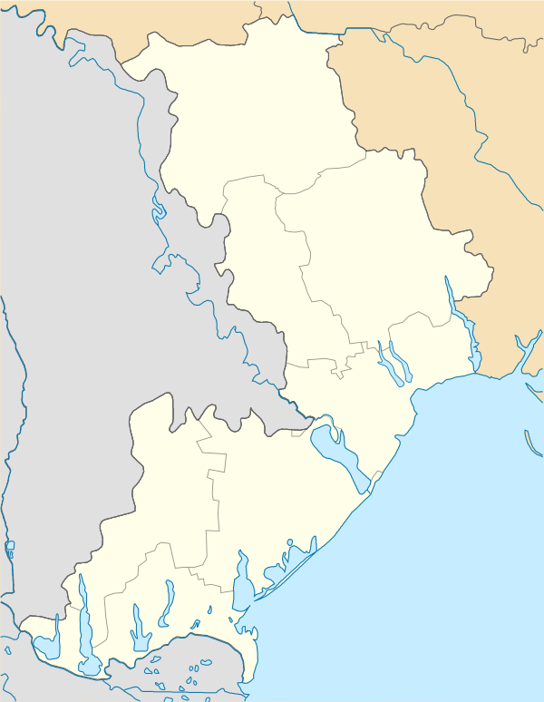 Odesa Oblast location map