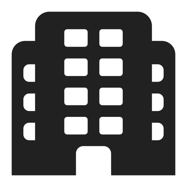 Office Building High Contrast Vector