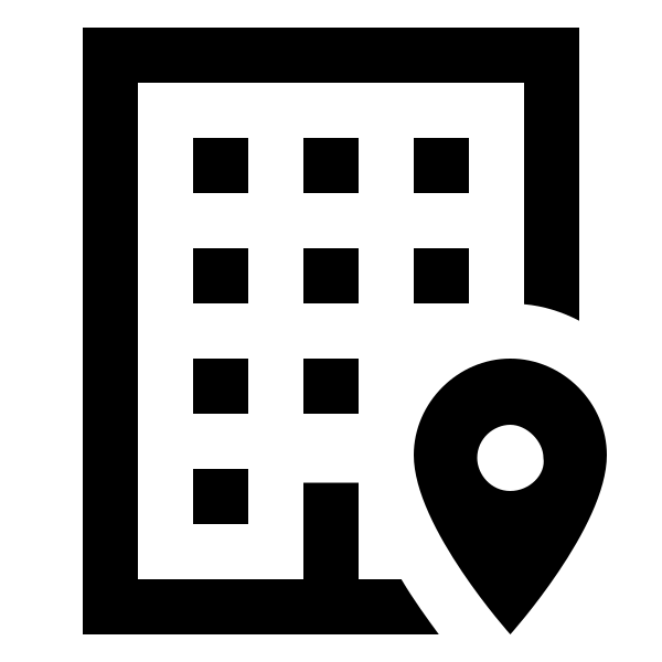 Office Building Marker Outline