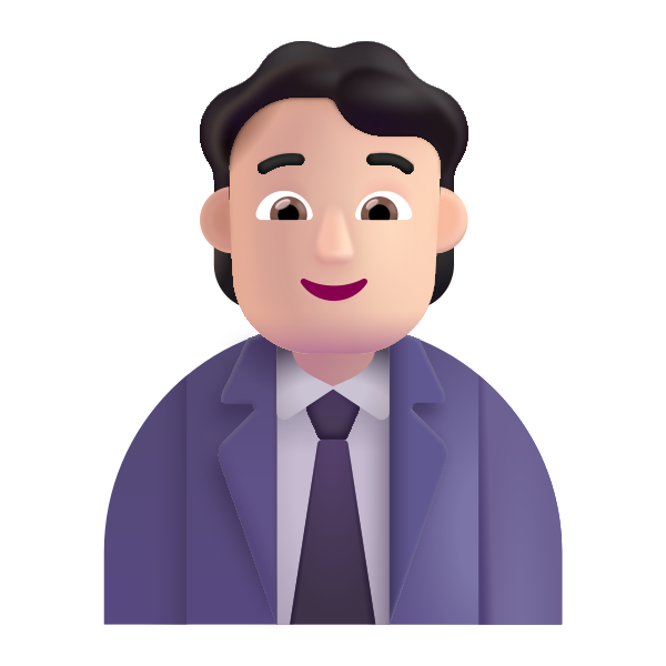 Office Worker Color Light Vector