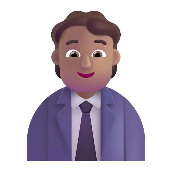 Office Worker Color Medium Vector