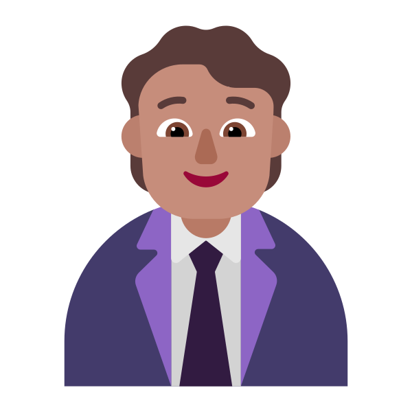 Office Worker Flat Medium Vector