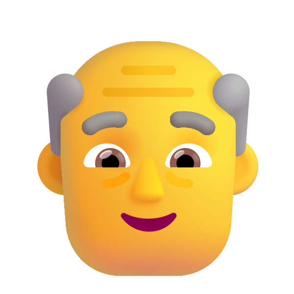 Old Man Color Default Vector